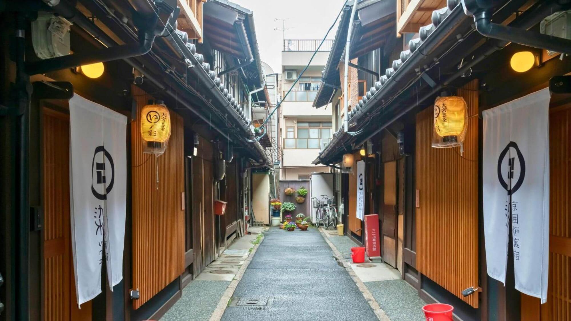 染 Sen 大宮五条 Omiya-Gojo Villa Kyoto Buitenkant foto